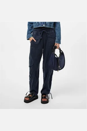 Ganni Satin Cargo Trousers