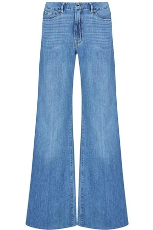 GOOD AMERICAN Good Waist Palazzo Jeans