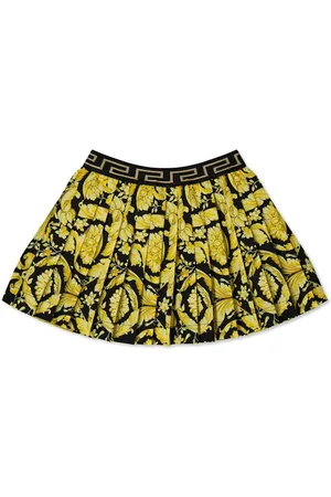 VERSACE Barocco Pleated Skirt Infant Girls