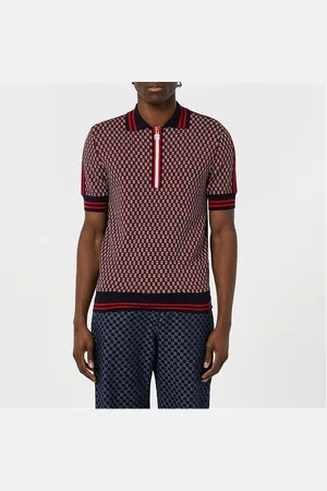 Balmain Check Polo Shirt