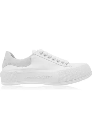 Alexander McQueen Deck Lace Up Plimsoll Trainers