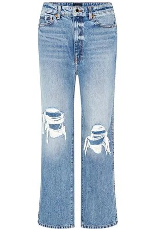 Khaite Abigail Straight Leg Jeans