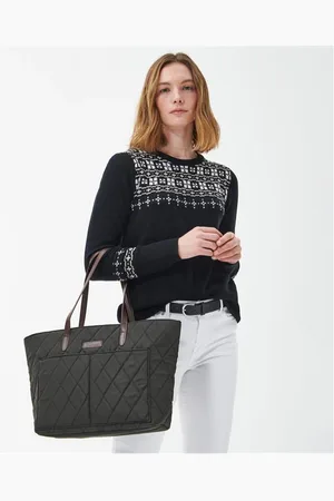 Barbour Quilted Tote Bag
