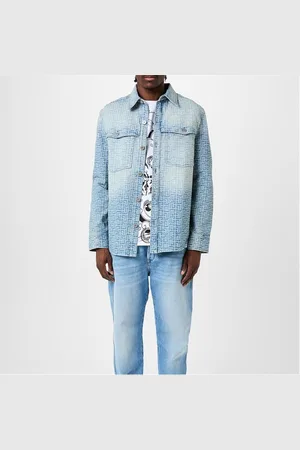 Balmain Monogram Denim Shirt