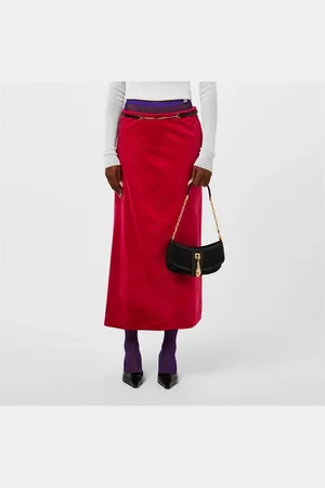 Gucci Velvet Midi Skirt