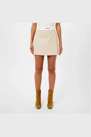 Palm Angels Reverse Pleated Mini Skirt