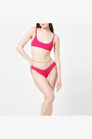 The Attico Fuchsia Bikini