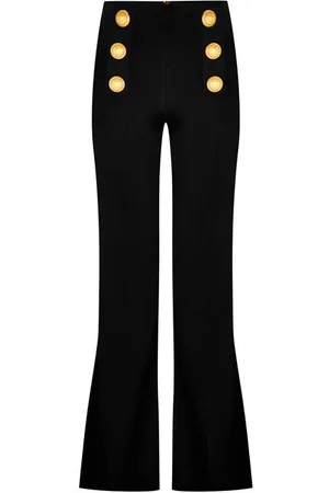 Balmain 6 Button Flared Trousers