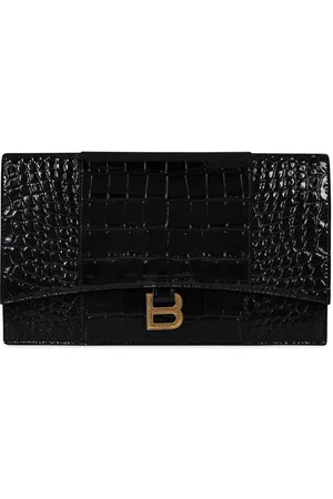 Balenciaga Hourglass Flat Croc Pouch