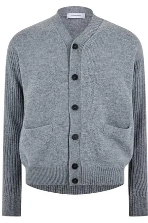 Salvatore Ferragamo Ribbed Wool Cardigan