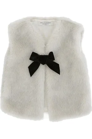 Serafini Fluffy Bow Gilet Juniors