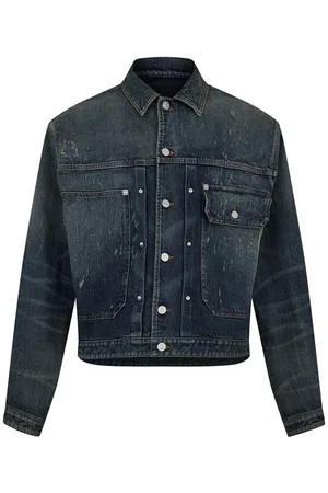 Givenchy Pleated Denim Jacket
