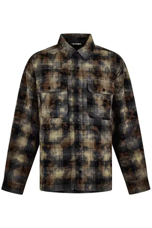 Palm Angels Logo Checkered Shirt