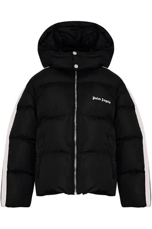 Palm Angels Hooded Logo Puffer Jacket Juniors
