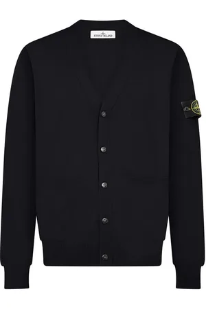 Stone Island Patch Wool Cardigan