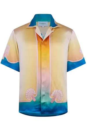 Casablanca Short Sleeved Silk Shirt
