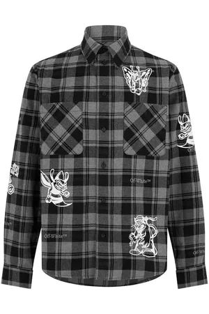 OFF-WHITE Character Check Flannel Shirt