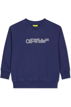 OFF-WHITE Logo Crew Sweatshirt Juniors