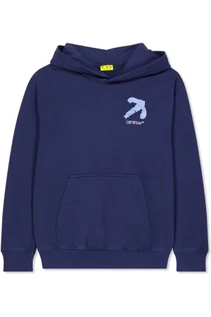 OFF-WHITE Logo Over The Head Hoodie Juniors