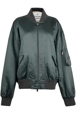 Vivienne Westwood Bernardo Relaxed-Fit Linen-Blend Bomber Jacket.