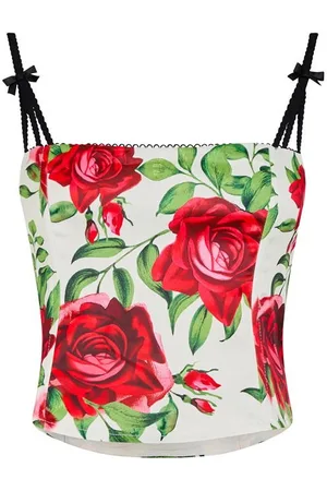Jaded London Scarlet Satin Corset Top