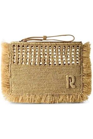 Paco rabanne Raffia Pochette Pouch