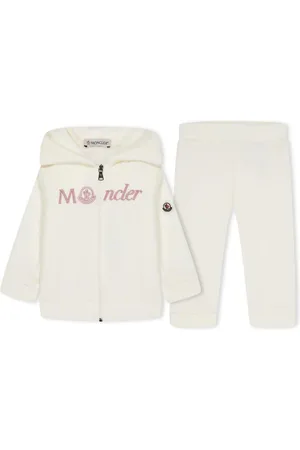 Moncler Logo Embroidered Tracksuit Set Infants