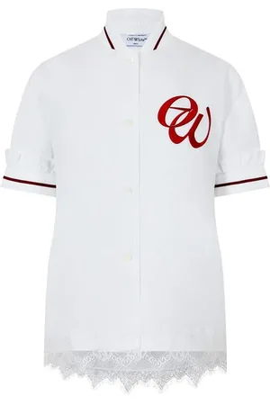 OFF-WHITE Embroidered Baseball Shirt