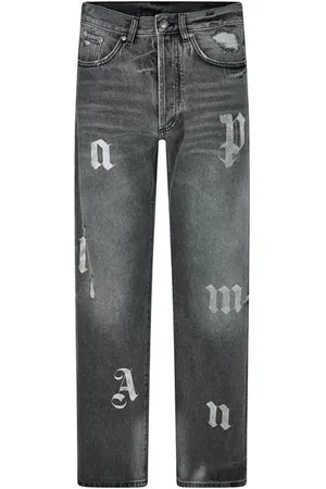 Palm Angels Logo Patch Jeans