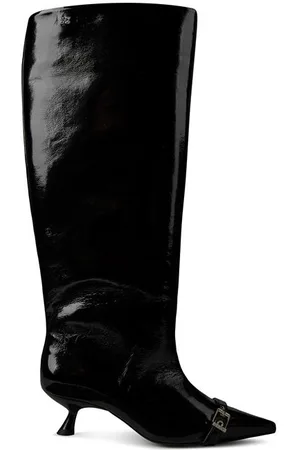 Ganni Slouchy Buckle Boots