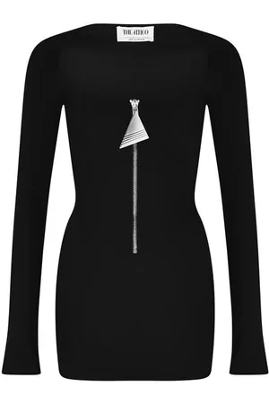 The Attico Zip Mini Dress
