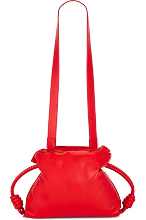 Loewe Flamenco Clutch Puffer Bag in Lipstick - Red. Size all.