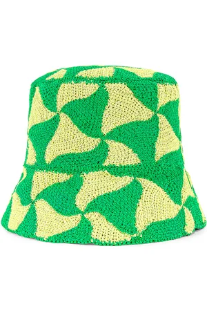 Bottega Veneta Bucket Hat in Parakeet & Kiwi - Green. Size S (also in ).