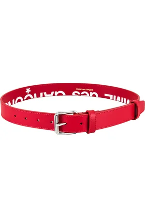 Comme des Garçons Huge Logo Belt in Red - Red. Size S (also in ).