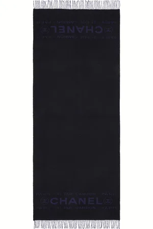 CHANEL 31 Rue Cambon Scarf in Black - Black. Size all.