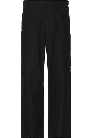 Beams Mil Utility Trousers in Black - Black. Size XL/1X (also in ).