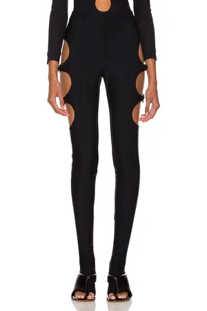 Burberry Cutout Legging in Black - Black. Size 4 (also in 6, 8).