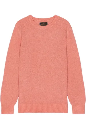 Beams Crew Cashmere Sweater in Pink - Pink. Size S (also in XL/1X).
