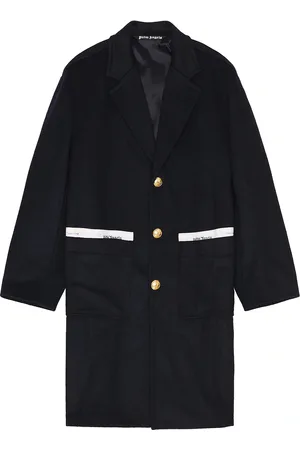 Palm Angels Uniform Coat in Navy Blue - Blue. Size 50 (also in 52).