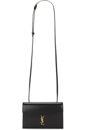 Saint Laurent Mini Envelope Crossbody Bag in Black - Black. Size all.
