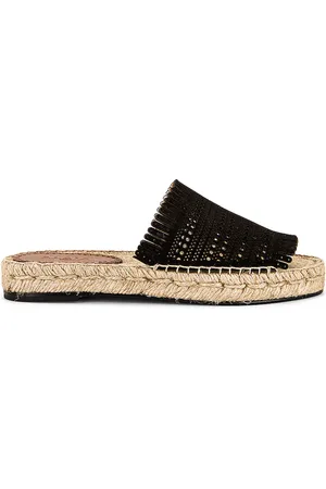 Alaïa Espadrille Flats in Noir - Black. Size 35 (also in 36, 37, 41).