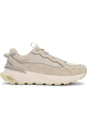 Moncler Lite Runner Sneaker in Beige - White. Size 41 (also in 42, 44).