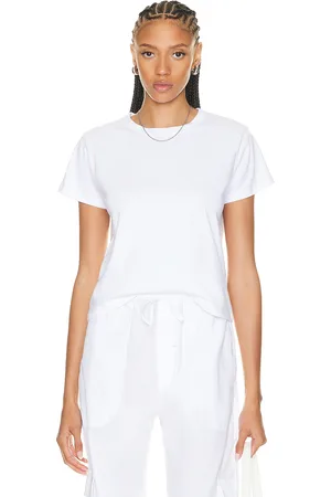 Leset Margo Tee in White - White. Size XL (also in XS).