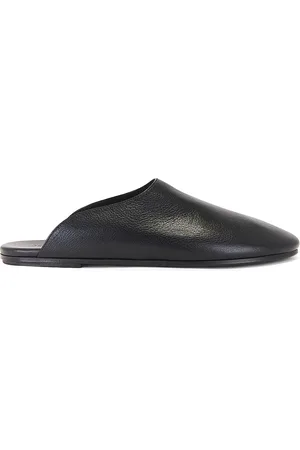 The Row Nicco Slide in Black - Black. Size 40 (also in 41, 42).