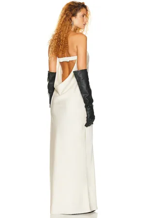 Helsa Lisette Column Maxi Dress in Ivory - Ivory. Size M (also in L, XL).