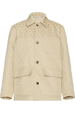 VALENTINO Iconagraphe Jacket in Beige - Nude. Size 52 (also in ).