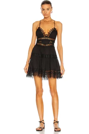 CHARO RUIZ IBIZA Rachel Dress in Black - Black. Size XS (also in ).