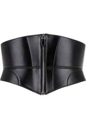 Alaïa Large Zip Bustier Belt in Noir - Black. Size 80 (also in ).