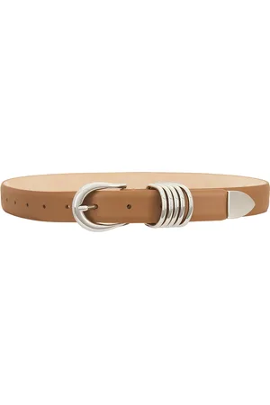 DEHANCHE Hollyhock Belt in Beige & Silver - Beige. Size L (also in M, XL).