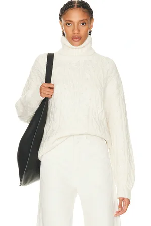 NILI LOTAN Annie Sweater in Ecru - Ivory. Size L (also in ).